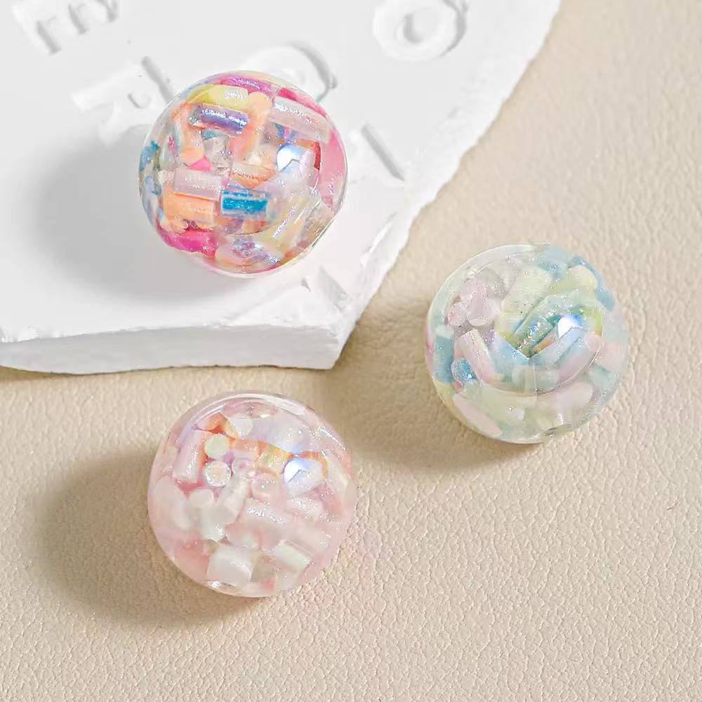 【New!】【JOJO CHIP GAME】Nova™ Resin Beads 16mm For Keychain/Pen - TikTok Live Opening