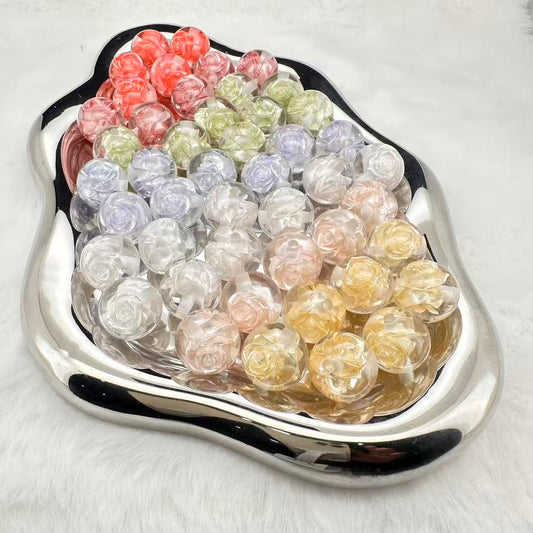 【SHOVEL-SHOVEL】3D Rose Resin Beads - TikTok Live Opening