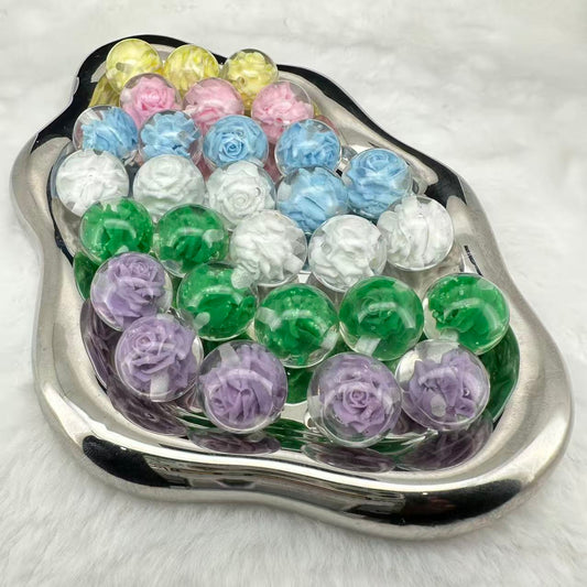 【NEW!!!】【SHOVEL-SHOVEL】【S49】Velvet Rosette Resin Bead - TikTok Live Opening