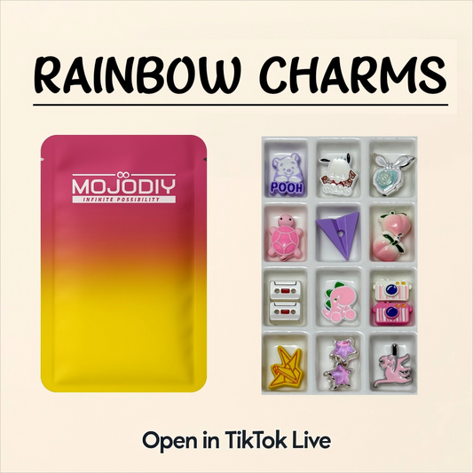Rainbow Charm Lucky Bags for DIY- TikTok Live Opening