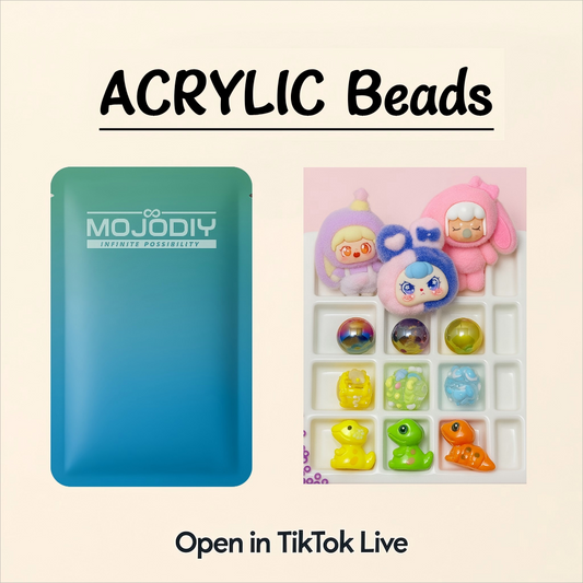 Luxury Acrylic Beads Lucky Bags for DIY- TikTok Live Opening