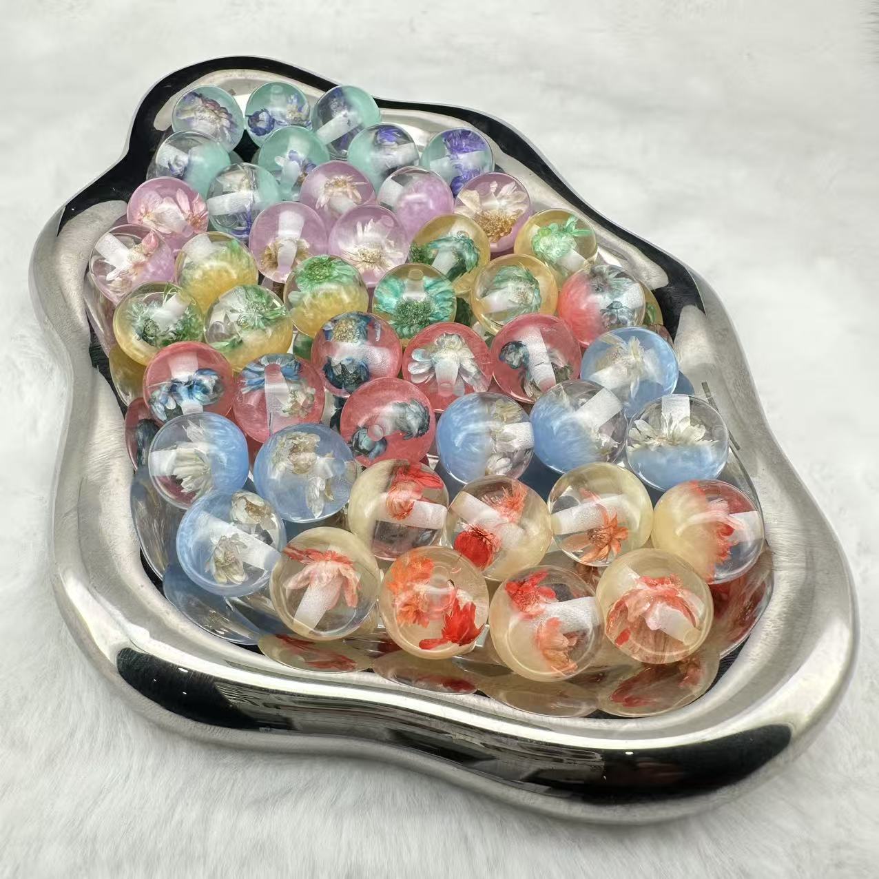 【SHOVEL-SHOVEL】【S54】Color-Changing Lotus Resin Bead - TikTok Live Opening