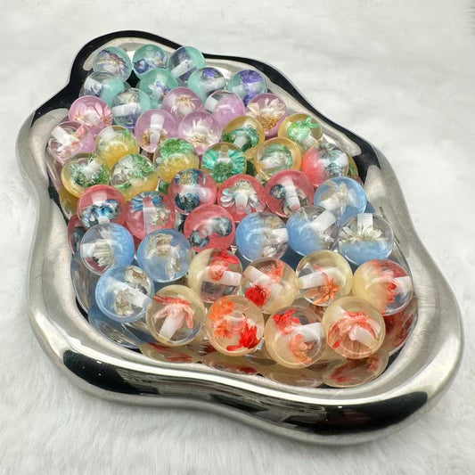 【SHOVEL-SHOVEL】【S54】Color-Changing Lotus Resin Bead - TikTok Live Opening